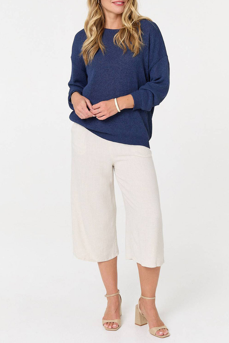 NAVY | Lightweight Knitted Jumper