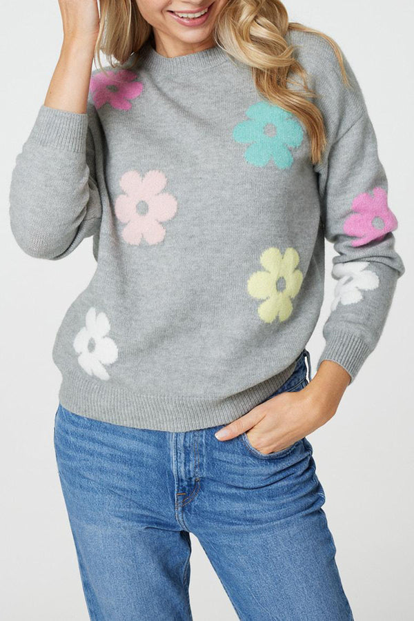 LONG SLEEVE JUMPER WITH PRINT FRONT LOST CITY